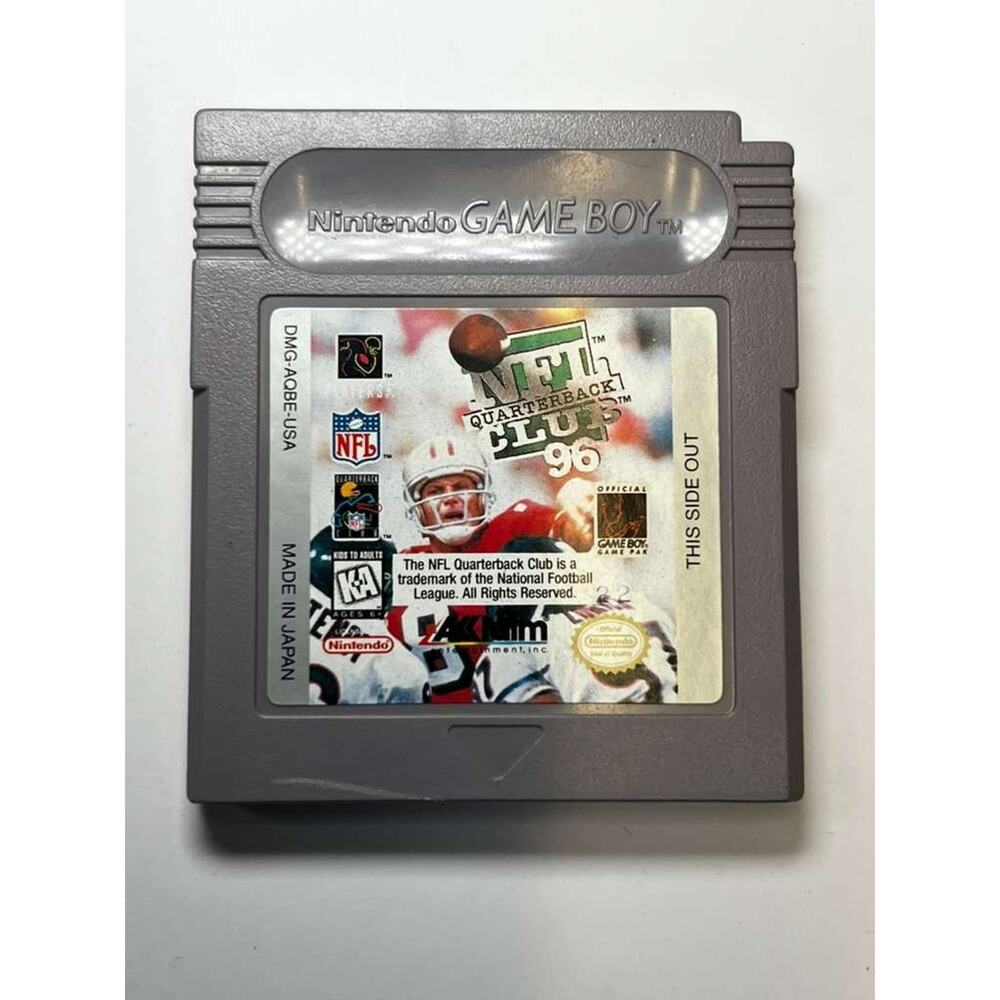 NFL Quarterback Club 96 Nintendo GameBoy Game Boy Great Shape